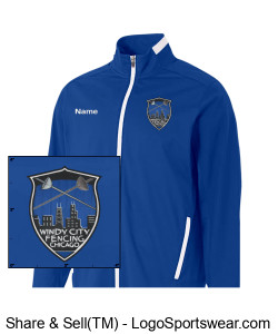 A4 Youth League Full Zip Warm Up Jacket Design Zoom